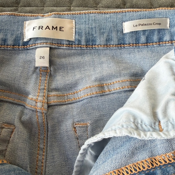Frame Le Palazzo Crop Jeans, size 26 - Picture 4 of 5